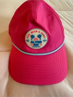 Alter Ego Running Run Wild Free Performance Hat Pink Great Condition